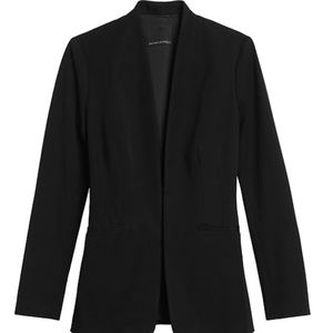 Banana Republic Long Bi-Stretch Blazer (Black)
